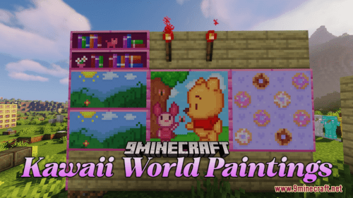 Kawaii World Paintings Resource Pack (1.20.6, 1.20.1) – Texture Pack Thumbnail