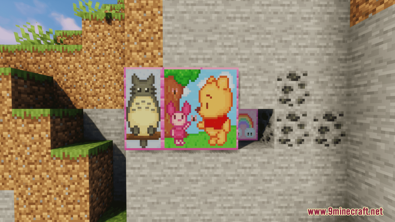 Kawaii World Paintings Resource Pack (1.20.6, 1.20.1) - Texture Pack 2