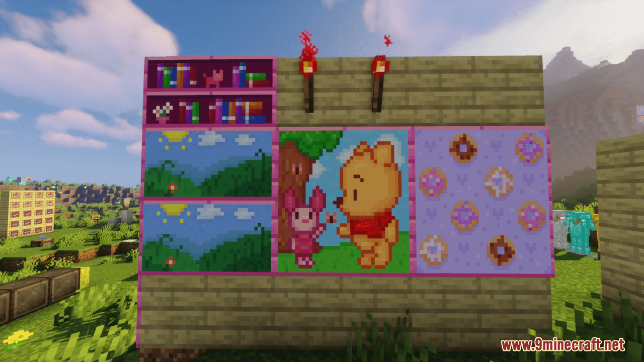 Kawaii World Paintings Resource Pack (1.20.6, 1.20.1) - Texture Pack 14