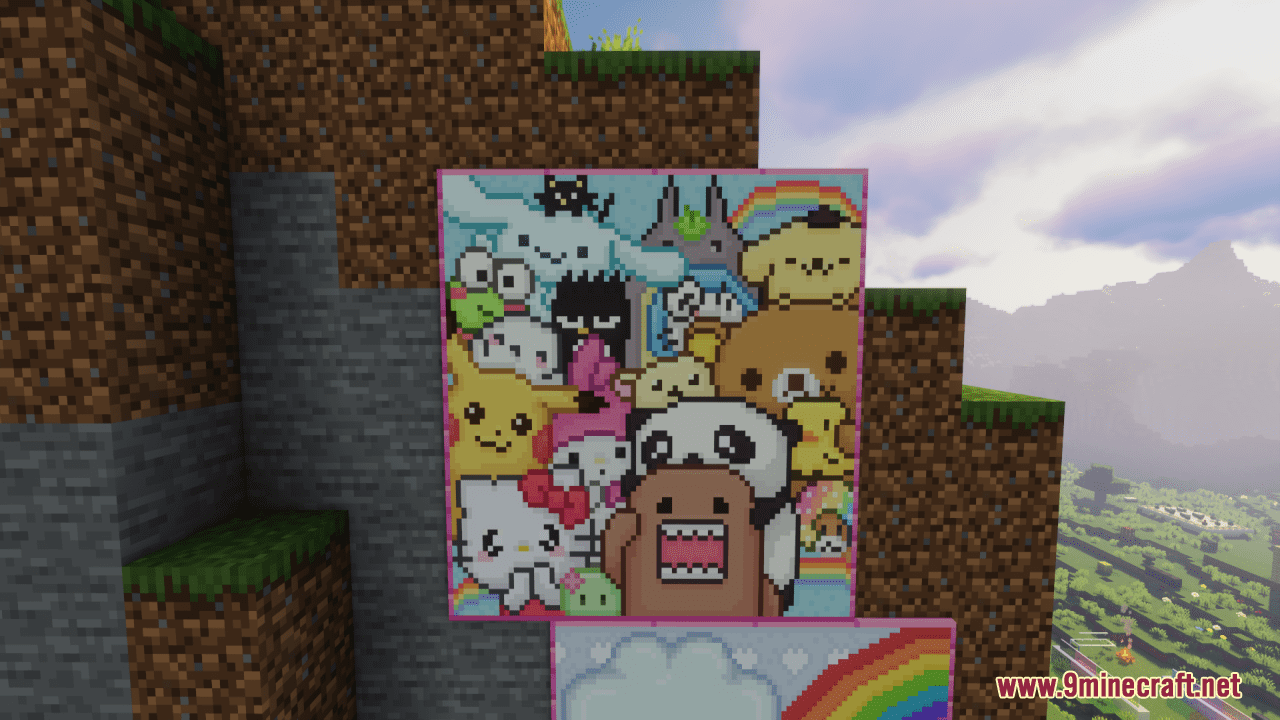 Kawaii World Paintings Resource Pack (1.20.6, 1.20.1) - Texture Pack 10