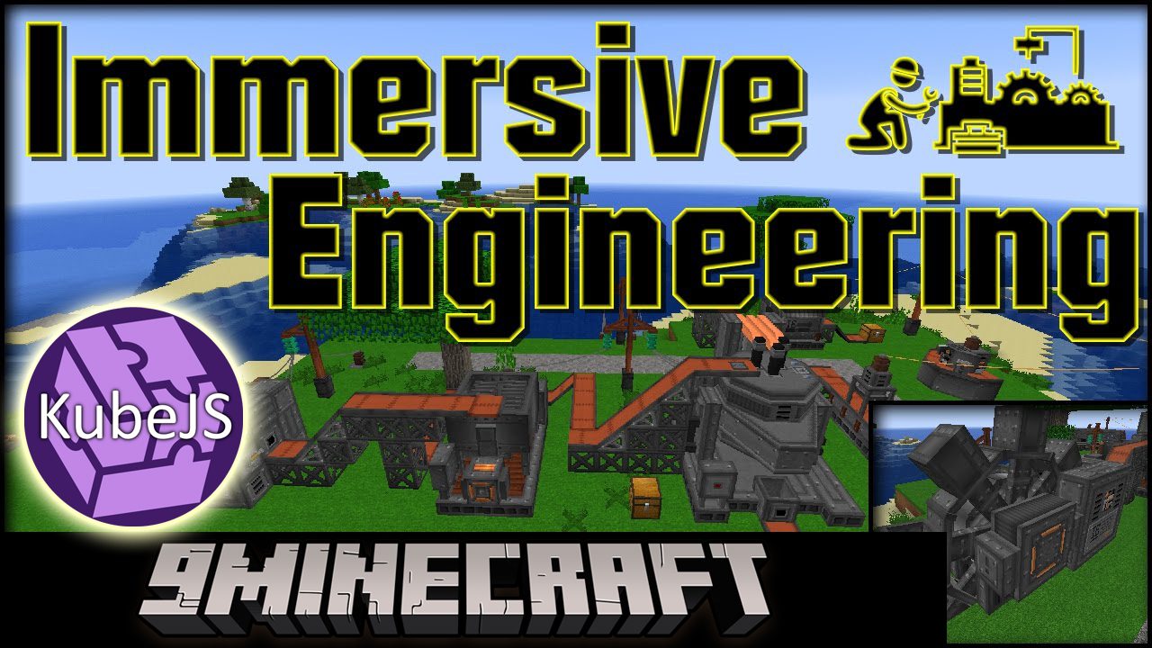 KubeJS Immersive Engineering Mod (1.19.2, 1.18.2) 1