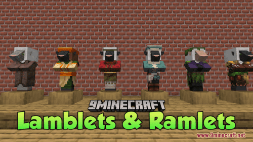 Lamblets & Ramlets Resource Pack (1.20.6, 1.20.1) – Texture Pack Thumbnail