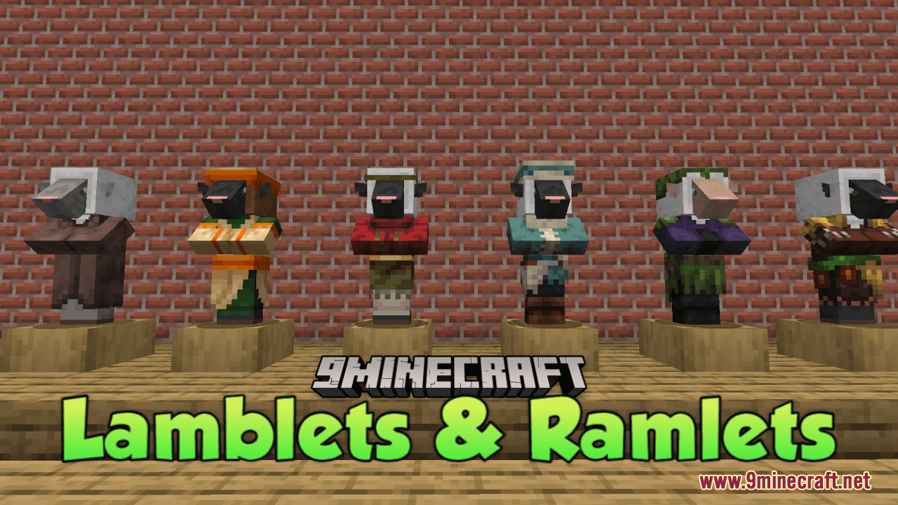 Lamblets & Ramlets Resource Pack (1.20.6, 1.20.1) - Texture Pack 1