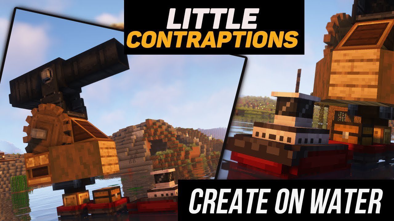 Little Contraptions Mod (1.20.1, 1.19.2) - Little Logistics Expansion for Create Contraptions 1