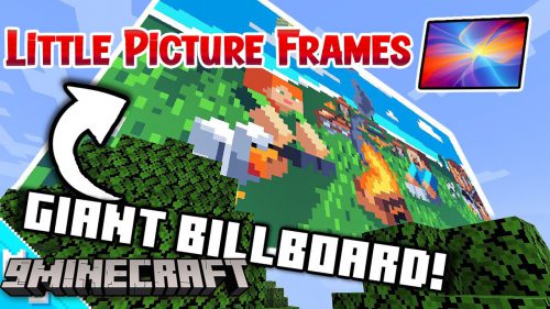 Little Picture Frames Mod (1.21.1, 1.20.1) – Bring Any Picture inside Minecraft Thumbnail