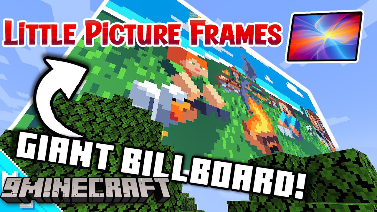 Little Picture Frames Mod (1.20.2, 1.19.4) - Bring Any Picture inside Minecraft 1