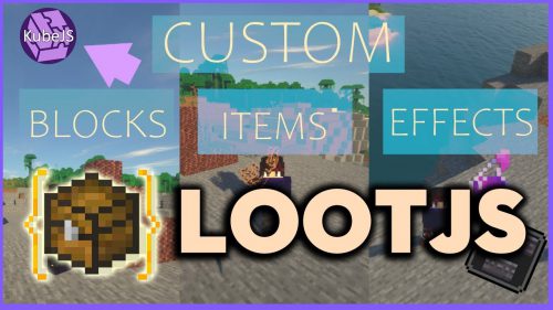 LootJS Mod (1.21.1, 1.20.1) – KubeJS Addon Thumbnail