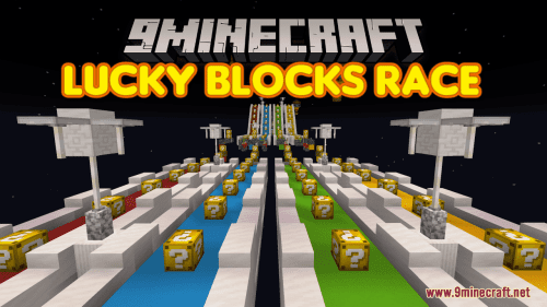 Lucky Blocks Race Map (1.20.4, 1.19.4) – Lucky Block Frenzy Thumbnail