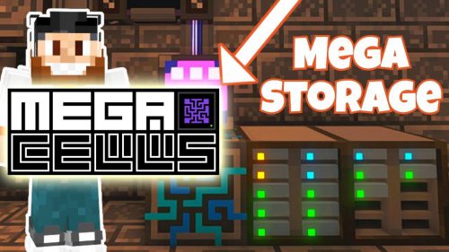 MEGA Cells Mod (1.21.1, 1.20.1) – ME Greater Accumulation Cells Thumbnail