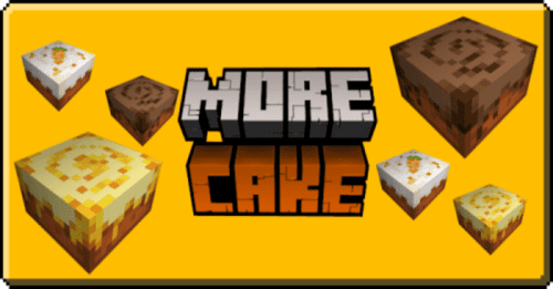 More Cake Addon (1.20) – MCPE/Bedrock Mod Thumbnail