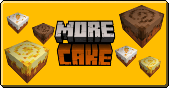 More Cake Addon (1.20) - MCPE/Bedrock Mod 1