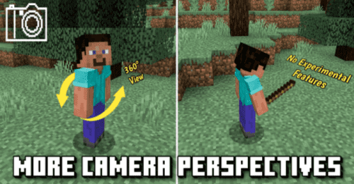 More Camera Perspectives Addon (1.20) – MCPE/Bedrock Script Thumbnail