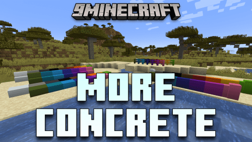 More Concrete Mod (1.21, 1.20.1) – Enhancing Minecraft Structures Thumbnail