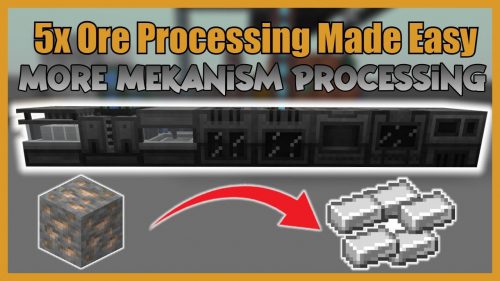 More Mekanism Processing Mod (1.21.1, 1.20.1) – 5x Your Ores Thumbnail