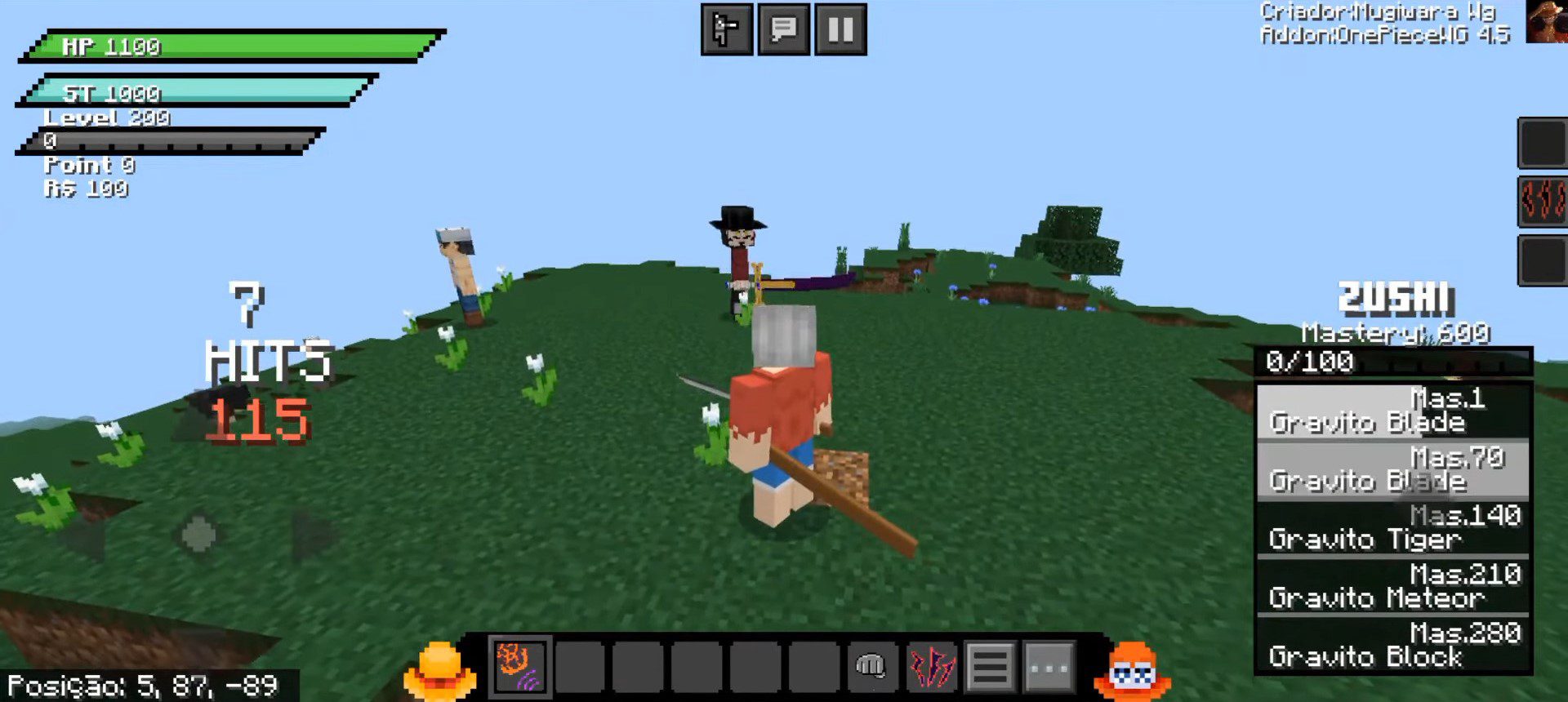 One Piece WG Addon (1.20) - MCPE/Bedrock Bloxfruit Mod 11