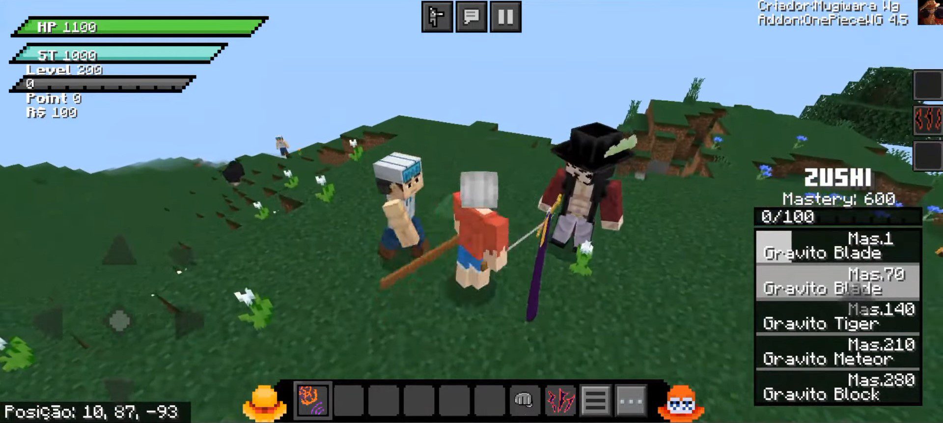 One Piece WG Addon (1.20) - MCPE/Bedrock Bloxfruit Mod 12