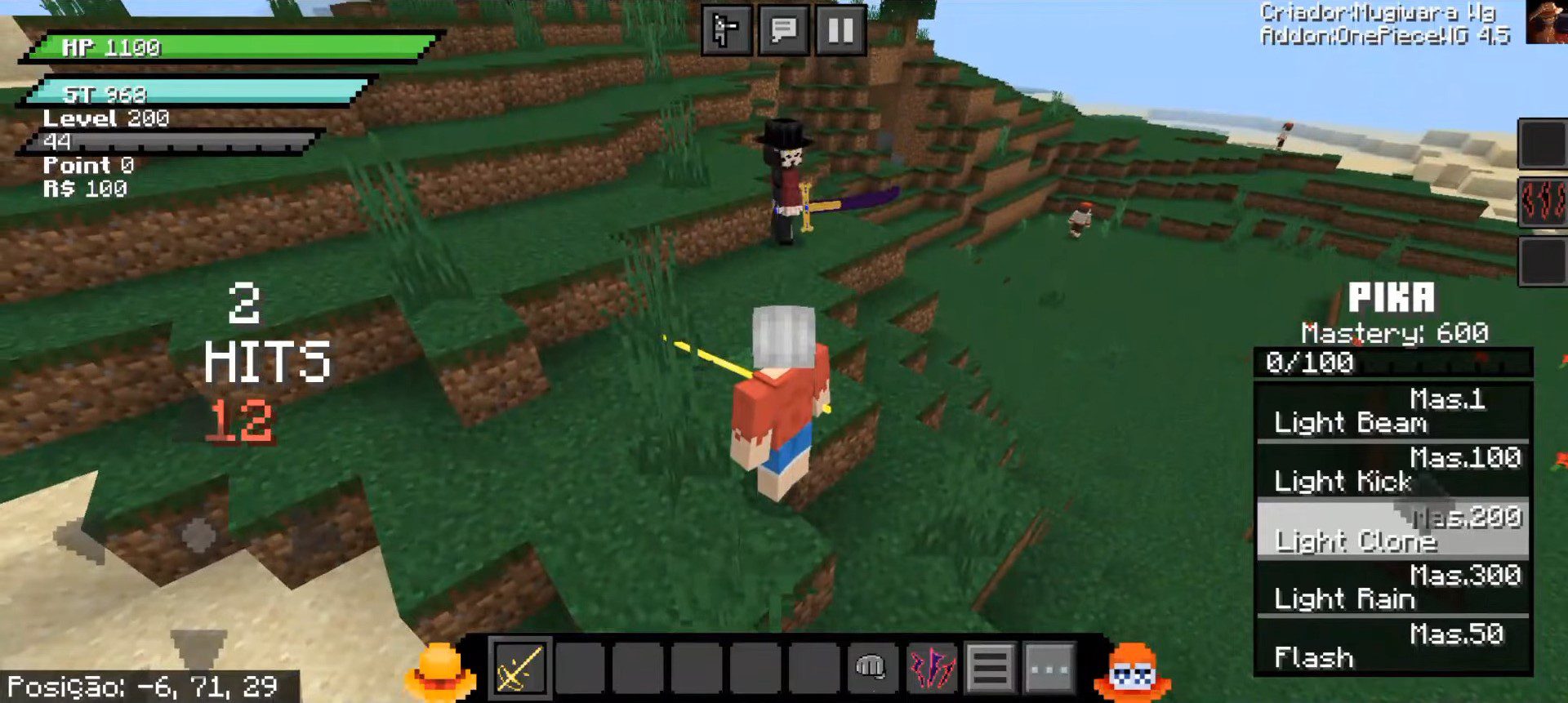 One Piece WG Addon (1.20) - MCPE/Bedrock Bloxfruit Mod 15