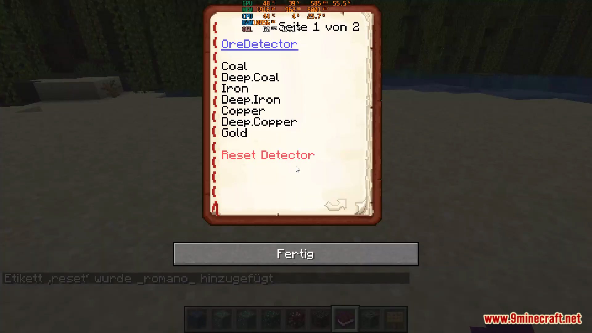 Ore Detector Data Pack (1.20.2, 1.19.4) - Simplifying Mining Expeditions! 4