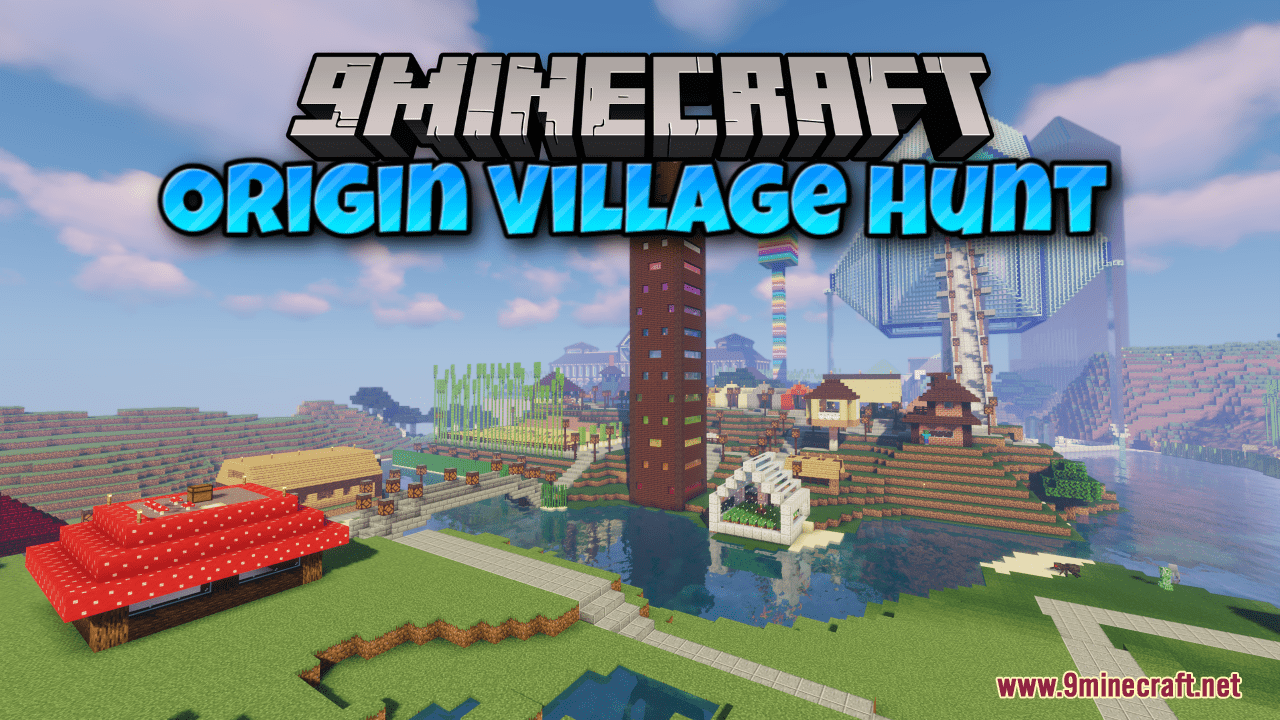 Origin Village Hunt Map (1.20.4, 1.19.4) - Epic Scavenger Challenge 1