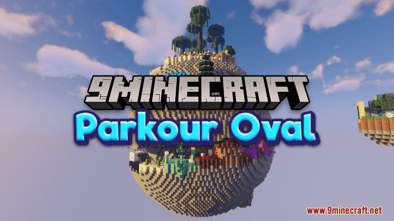 Parkour Oval Map (1.21.1, 1.20.1) - Parkour Shape Series 1