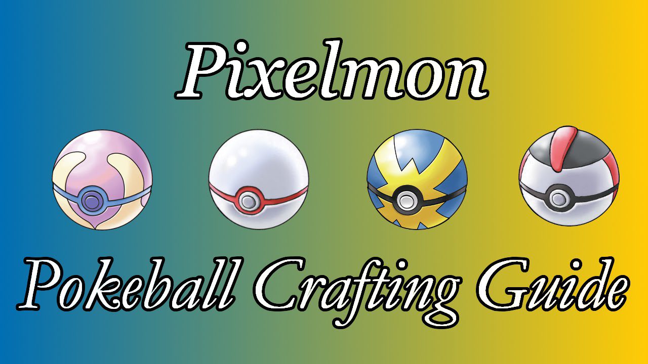 Pokeball Reveal Mod (1.16.5) - Adding Pokeball Recipes to JEI 1