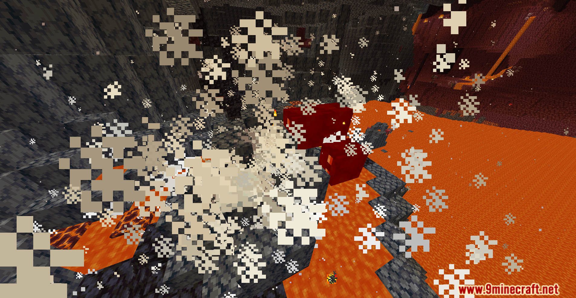 Powder Snow Bomb Data Pack (1.20.2, 1.19.4) - Experience Explosive Powder Snow in the Nether! 4