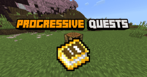 Progressive Quests Addon (1.20) – MCPE/Bedrock Mod Thumbnail