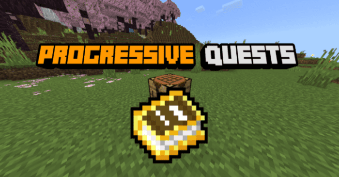 Progressive Quests Addon (1.20) - MCPE/Bedrock Mod 1