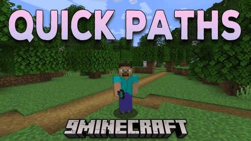 Quick Paths Mod (1.21, 1.20.1) – Pathways At Your Fingertips Thumbnail