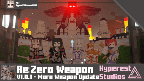 Re:Zero Weapon Texture Pack (1.20, 1.19) – MCPE/Bedrock Thumbnail