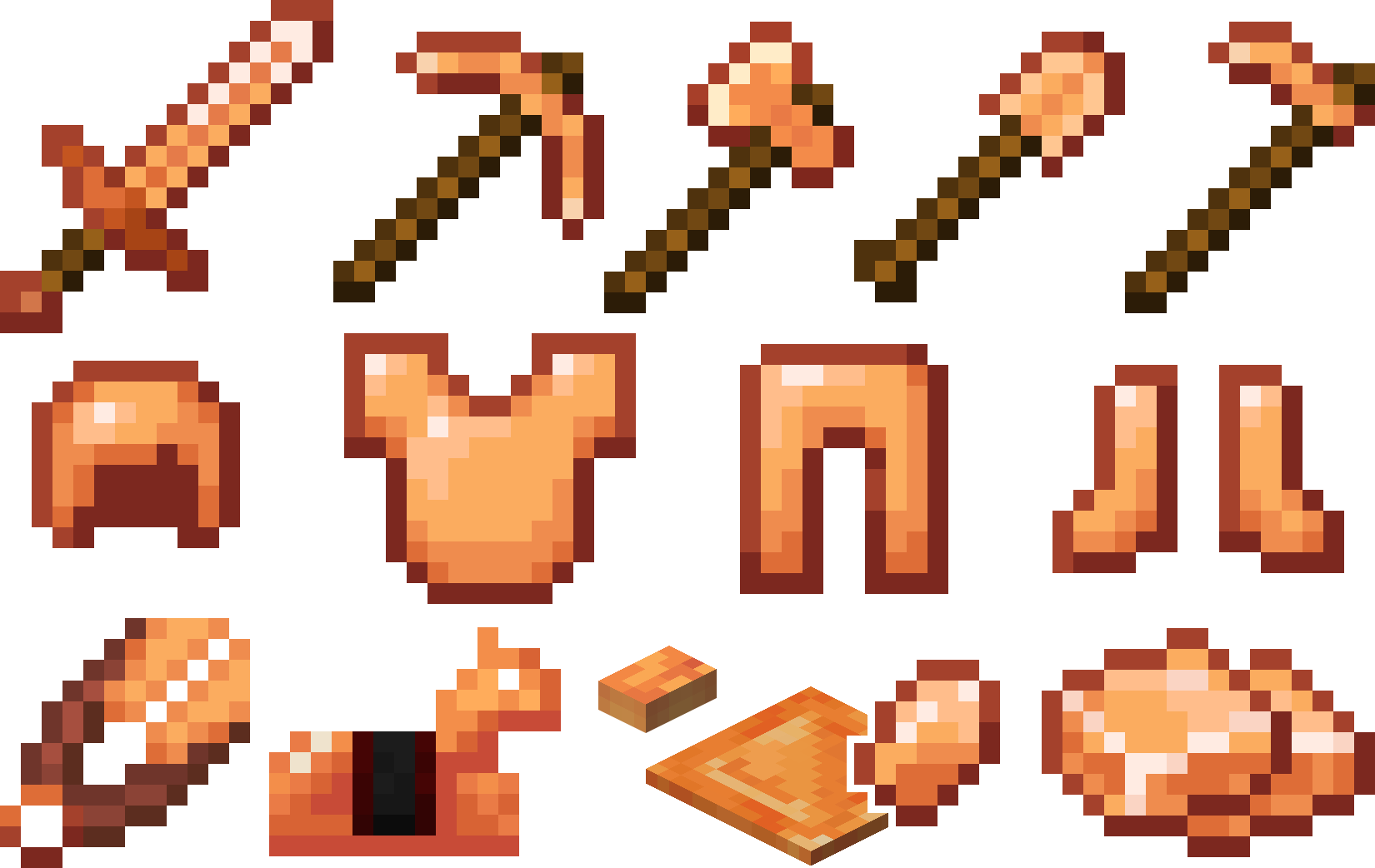 Redy1aye's Copper Equipment Mod (1.19.2, 1.18.2) - Copper Armor and Tools 2