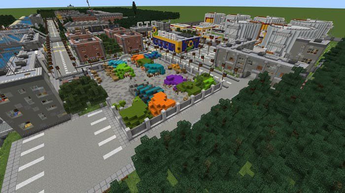 Russ Big City Map (1.20, 1.19) - MCPE/Bedrock 5