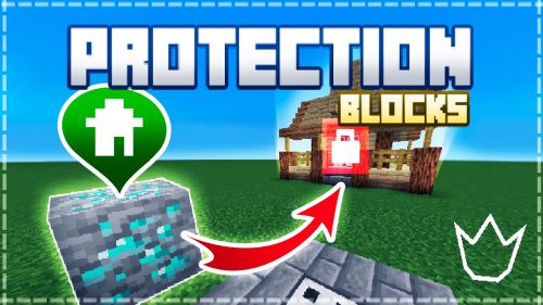 Security Protection Blocks Addon (1.20) – MCPE/Bedrock Mod Thumbnail
