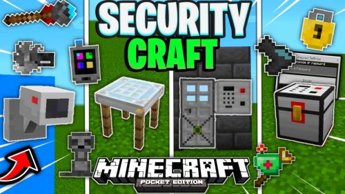 SecurityCraft Bedrock Addon (1.21, 1.20) – Port of Java Mod Thumbnail