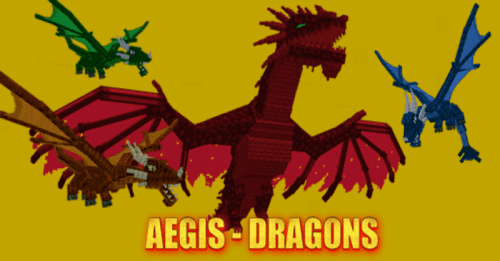 Serpent’s Aegis Dragons Addon (1.20, 1.19) – MCPE/Bedrock Mod Thumbnail