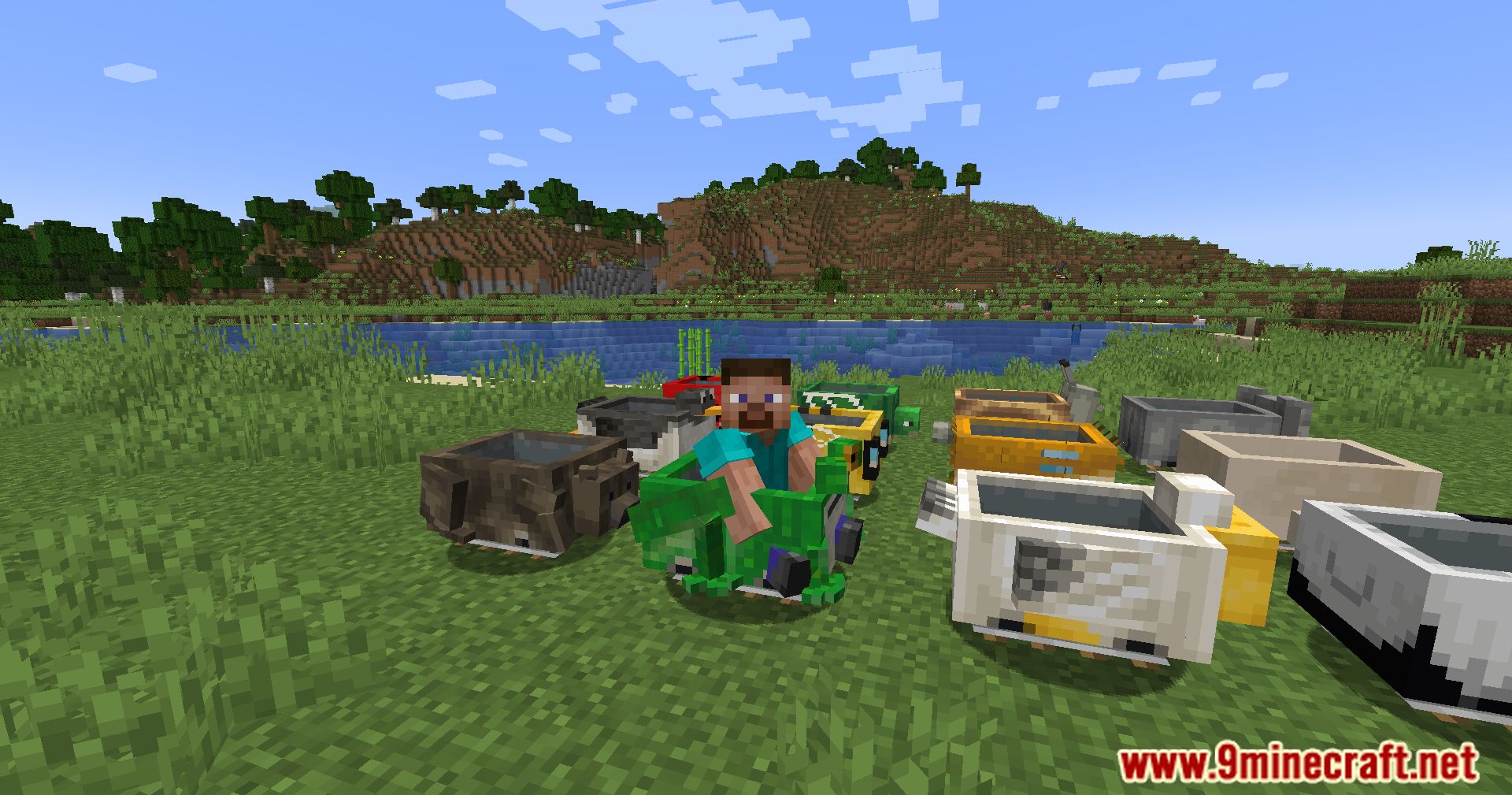 Skinned Carts Mod (1.20.4, 1.19.4) - A Whimsical Journey With Animal-Inspired Carts! 12