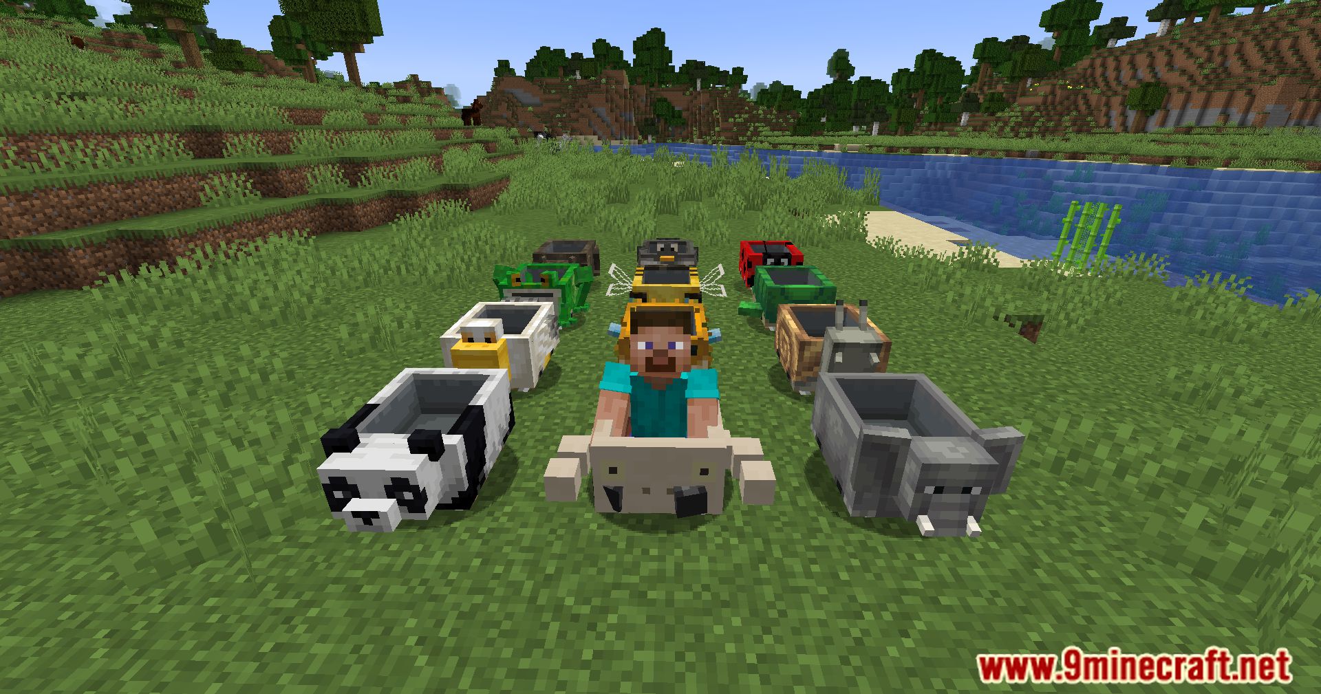 Skinned Carts Mod (1.20.4, 1.19.4) - A Whimsical Journey With Animal-Inspired Carts! 9