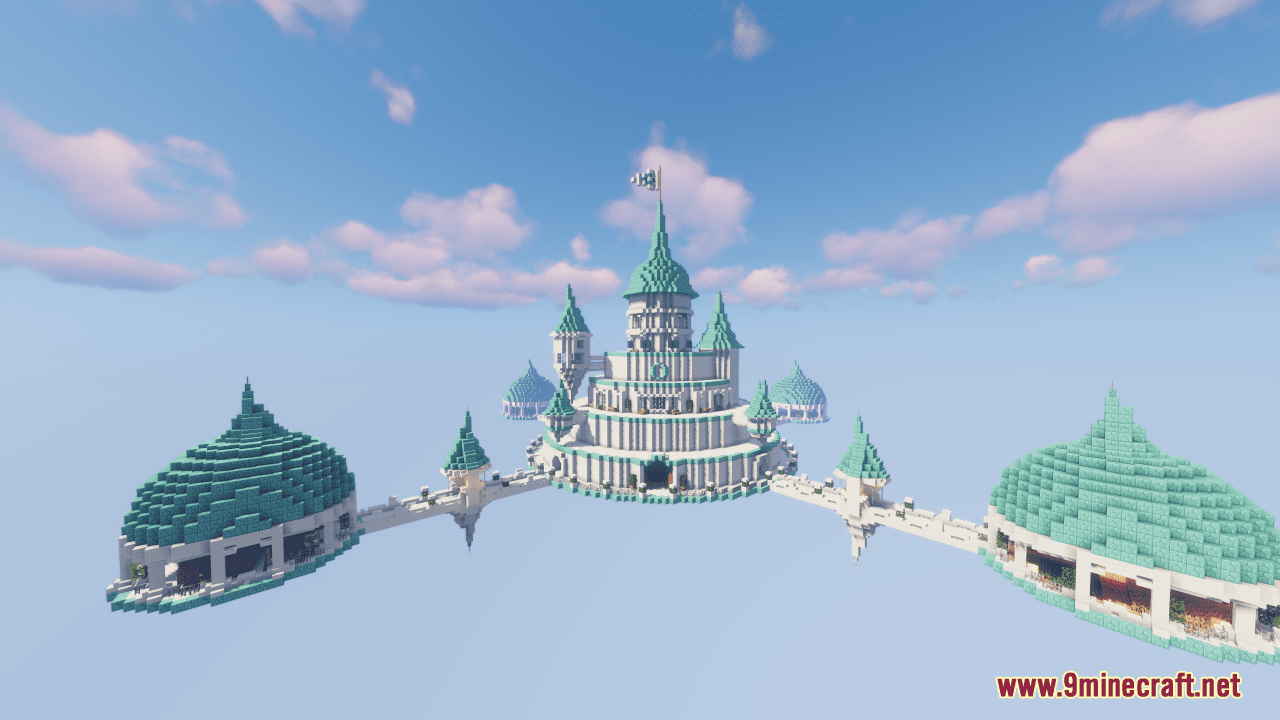 Sky Castle Map (1.21.1, 1.20.1) - Celestial Stronghold 2