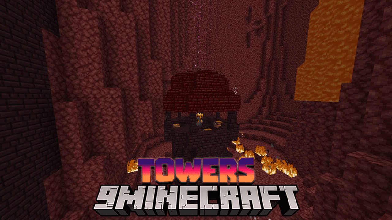 Small Towers Data Pack(1.20.2, 1.19.4) - Generate Towers In Your World! 1