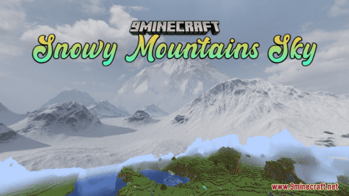 Snowy Mountains Sky Resource Pack (1.21, 1.20.1) – Texture Pack Thumbnail