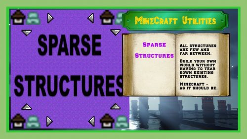 Sparse Structures Reforged Mod (1.20.2, 1.19.4) – All Structures Are Far Between Thumbnail