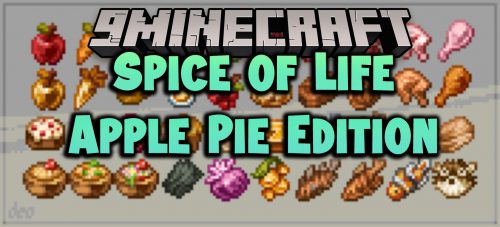 Spice of Life Apple Pie Edition Mod (1.20.1, 1.19.2) – Cooking Large, Hearty Meals Thumbnail