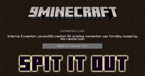 Spit It Out Mod (1.20.1, 1.19.4) – Logs Exceptions That Stop You From Joining A Server Thumbnail