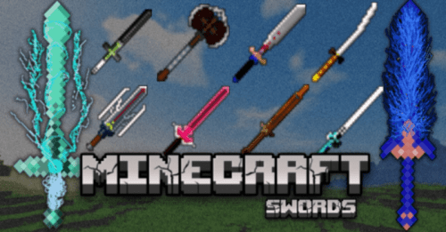 Ssali Swords Addon (1.20, 1.19) – MCPE/Bedrock Mod Thumbnail