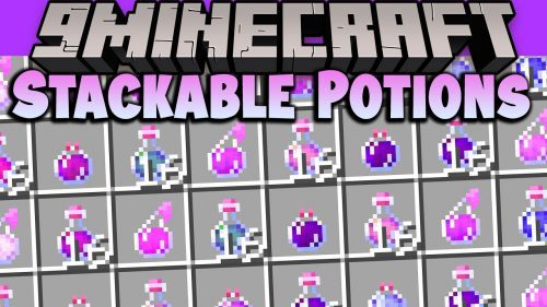 Stackable Potions Mod (1.20.1, 1.19.4) – Allow Vanilla Potions to Stack Thumbnail