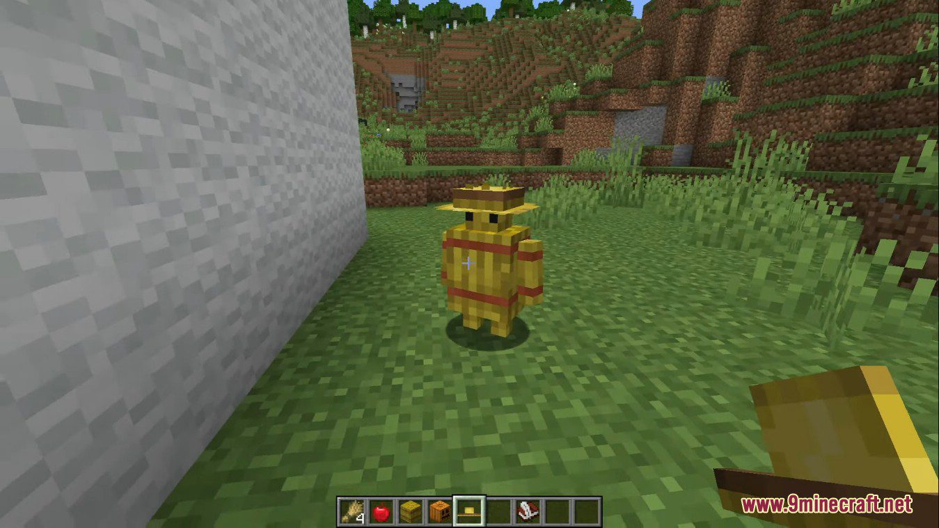 Straw Golem Rebaled Mod (1.19.2, 1.18.2) - Cute Little Guys to Help You on the Farm 7