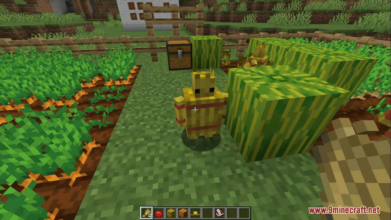 Straw Golem Rebaled Mod (1.19.2, 1.18.2) - Cute Little Guys to Help You on the Farm 8