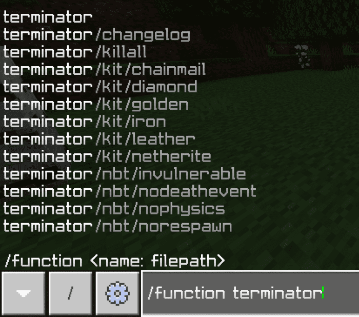 Terminator Addon (1.20) - MCPE/Bedrock Hunter Bot Mod 14