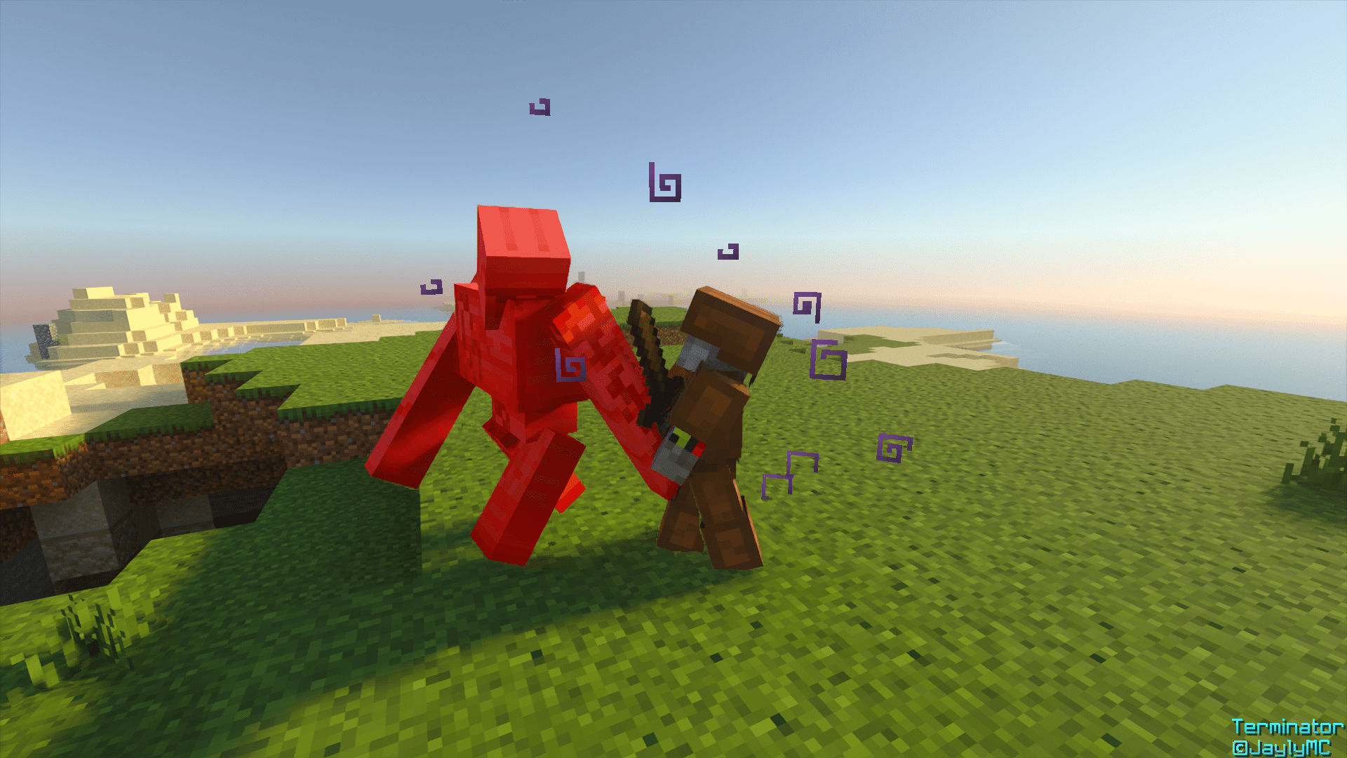 Terminator Addon (1.20) - MCPE/Bedrock Hunter Bot Mod 4