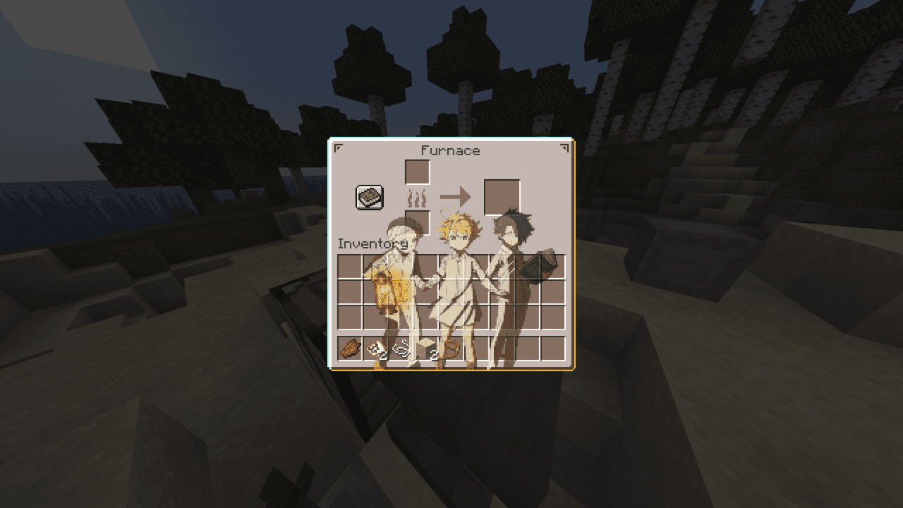 The Promised Neverland Custom GUI Resource Pack (1.20.6, 1.20.1) - Texture Pack 12